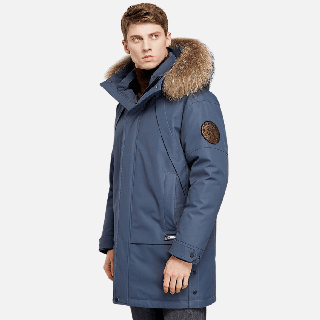 Jaqueta Masculina Longa Térmica Impermeável