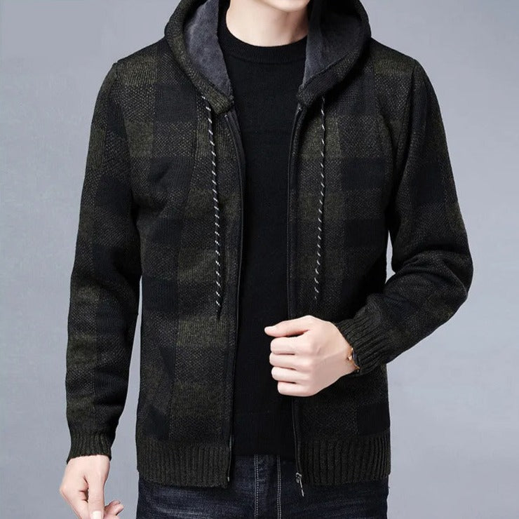 Moletom Xadrez Masculino com Capuz Sampaio®