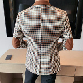 Blazer Masculino Slim Fit Xadrez Sampaio® S1036