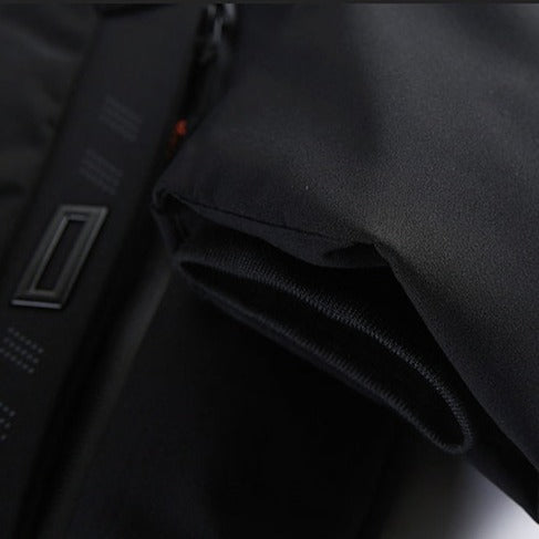 Jaqueta Masculina Longa com Capuz