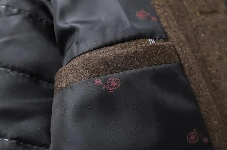 Casaco Trench Coat Masculino de Lã Grife Sampaio®