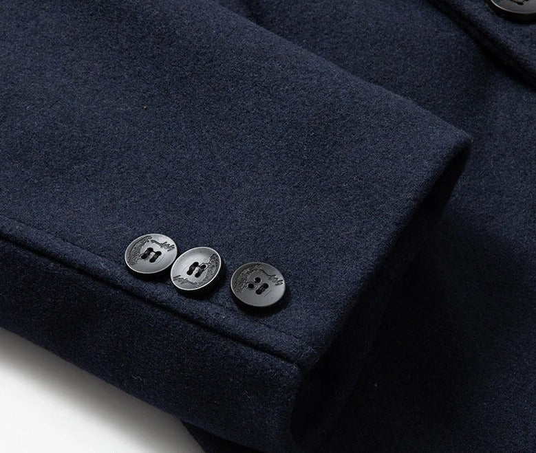 Sobretudo Longo Transpassado Masculino Sampaio® S1262