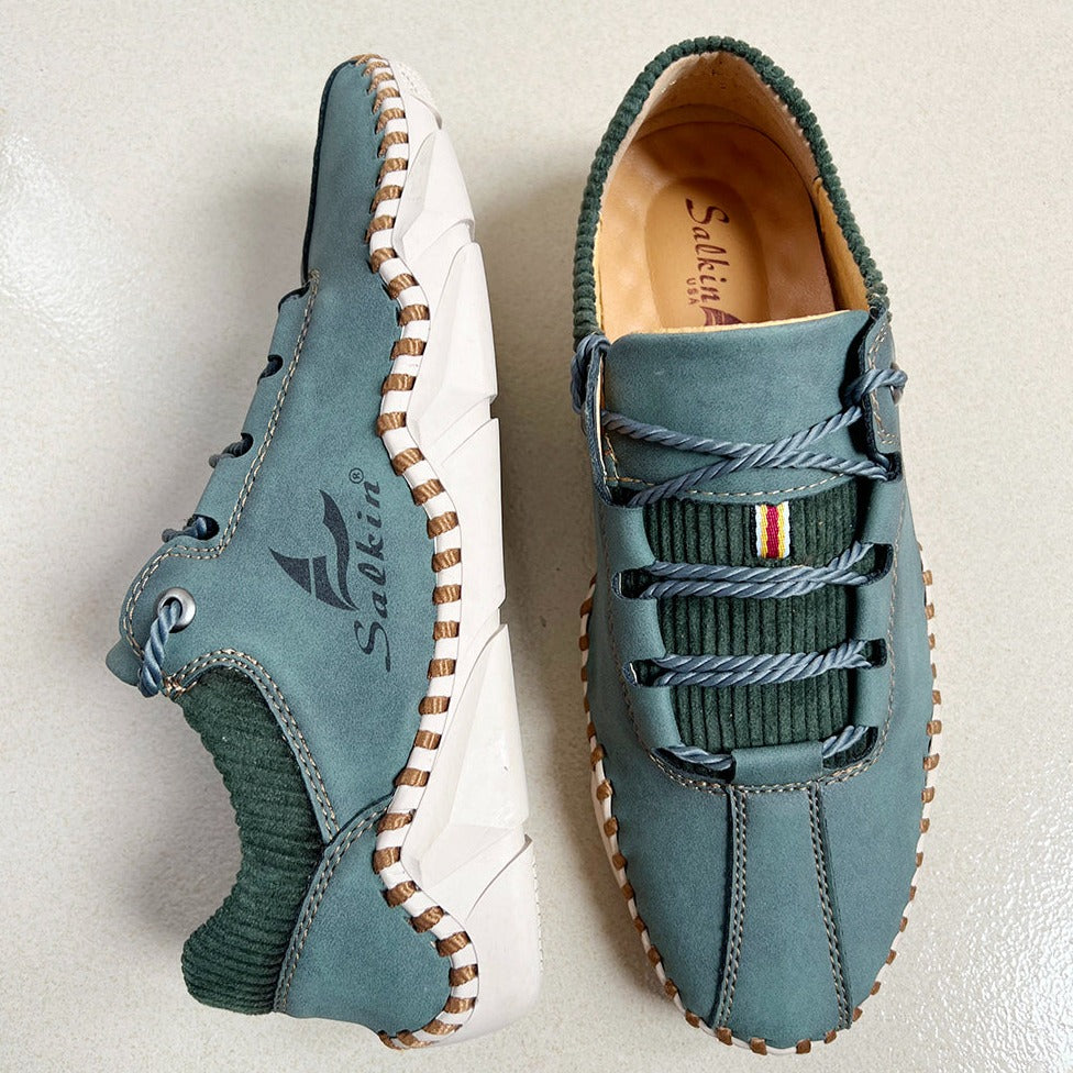 Sapatênis Masculino de Couro Casual