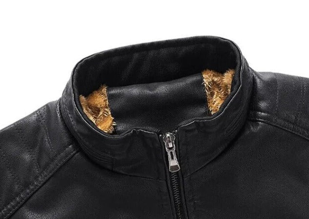 Jaqueta Masculina de Couro Sampaio® S1093