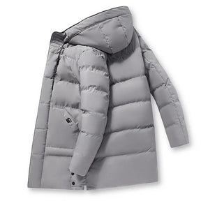 Jaqueta Puffer Longa Plus Size Masculina Sampaio®