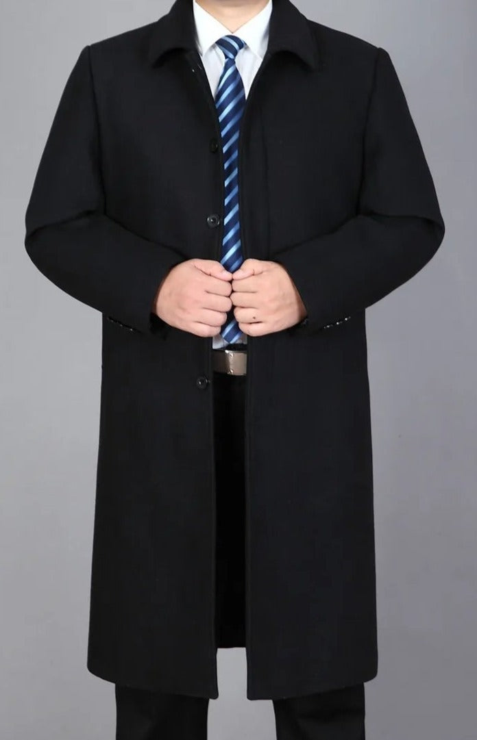 Sobretudo Masculino Plus Size de Lã Grife Sampaio®