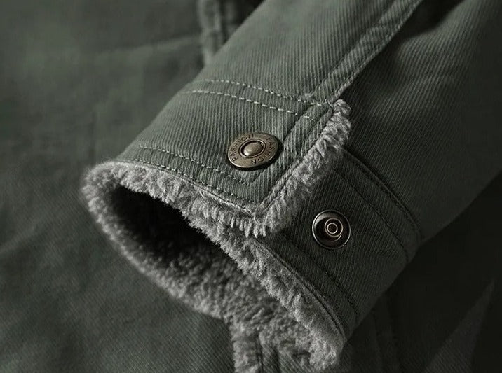 Jaqueta Militar Masculina Interior de Lã Sampaio®