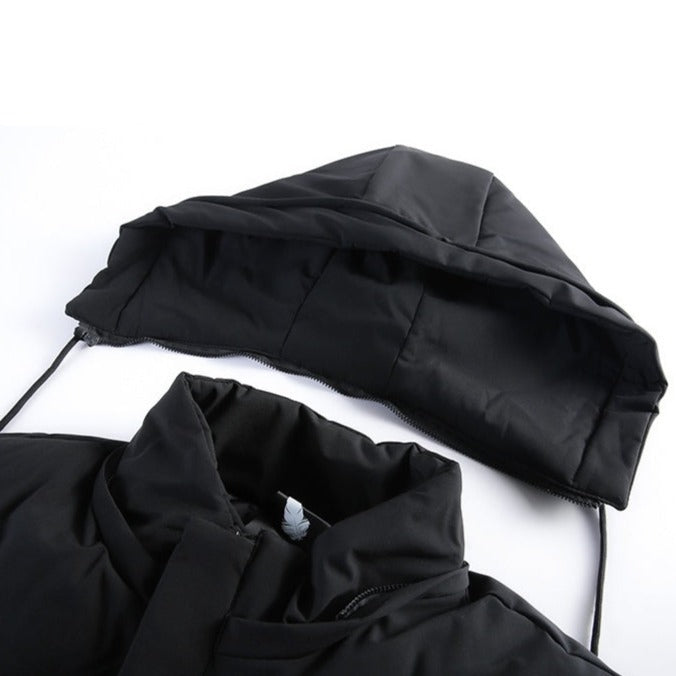 Jaqueta Masculina Longa com Capuz