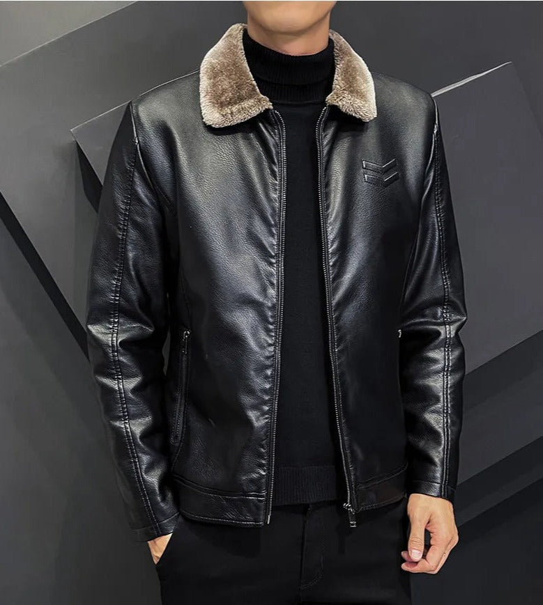 Jaqueta Masculina de Couro Sampaio® S1119