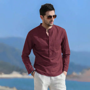 Camisa Masculina de Linho Sampaio® S1053