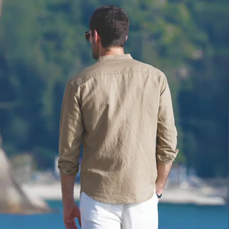 Camisa Masculina de Linho Sampaio® S1053