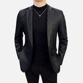 Blazer Masculino de Couro Sampaio® S1063