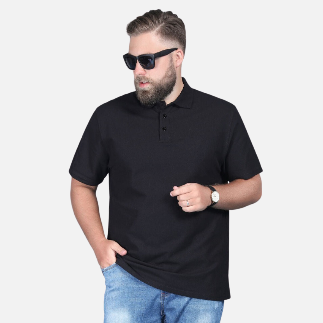 Camisa Masculina Plus Size Polo Premium