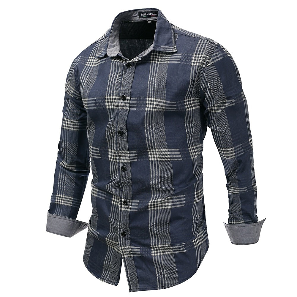 Camisa Social Masculina Xadrez Sampaio® S1062