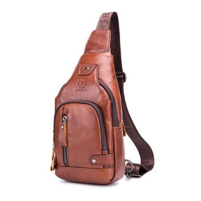 Bolsa Masculina Bag Couro Genuíno