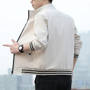 Jaqueta Masculina com Zíper Fashion