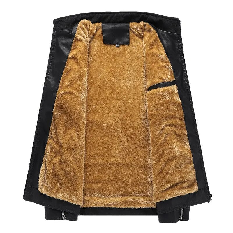 Jaqueta Masculina de Couro Sampaio® S1093