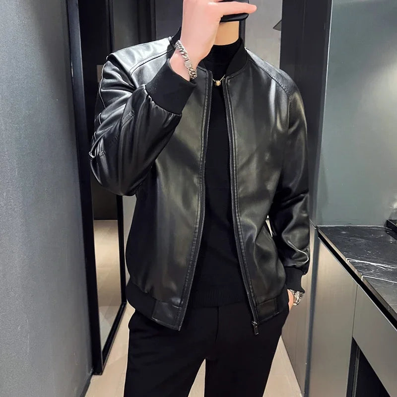 Jaqueta de Couro Masculina Sampaio® S1276