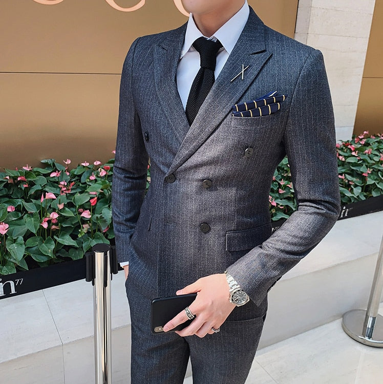 Blazer Masculino Abotoamento Duplo Sampaio® S1066