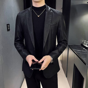 Blazer Masculino de Couro Sampaio® S1063