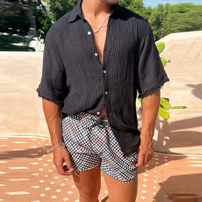 Camisa Masculina de Linho Sampaio® S1184