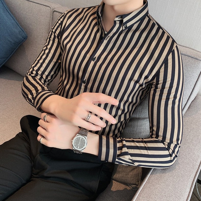 Camisa Social Masculina Slim Sampaio®