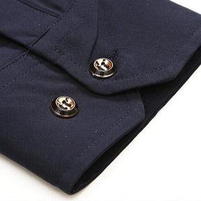 Camisa Social Manga Longa Masculina Plus Size