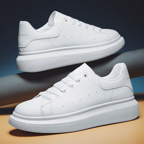 Tênis Masculino Casual de Couro