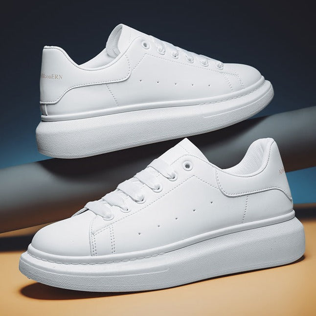 Tênis Masculino Casual de Couro