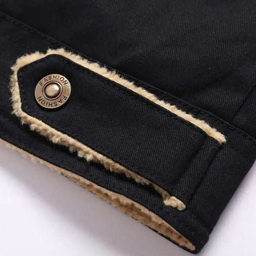 Jaqueta Jeans Masculina Interior de Lã Sampaio®