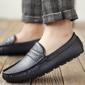 Mocassim Couro Genuíno Antiderrapante Masculino