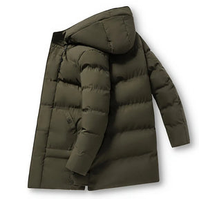 Jaqueta Puffer Longa Plus Size Masculina Sampaio®