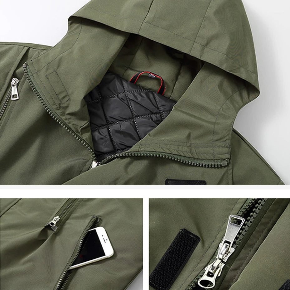 Jaqueta Masculina Impermeável Plus Size Sampaio® S1216