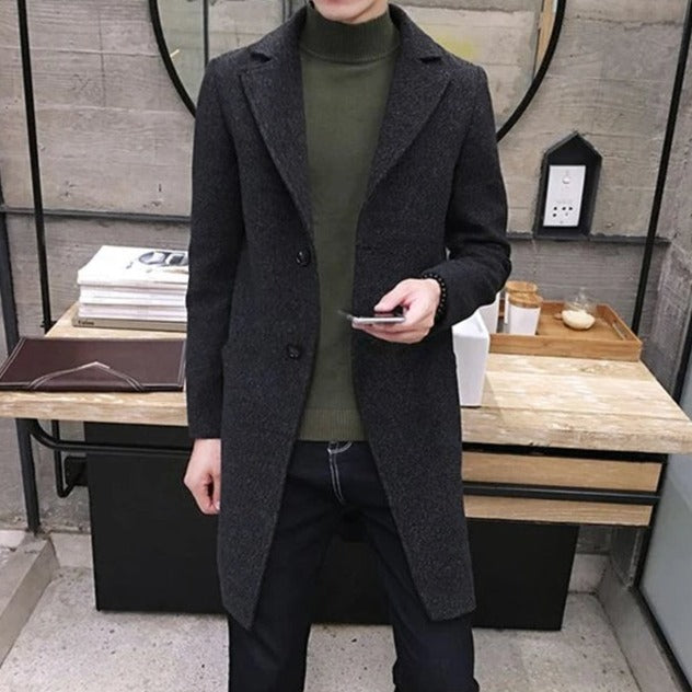 Sobretudo Masculino de Lã Sampaio® S1240