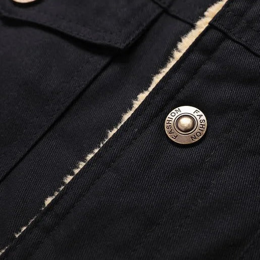 Jaqueta Jeans Masculina Interior de Lã Sampaio®