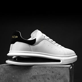 Tênis de Couro Branco Masculino