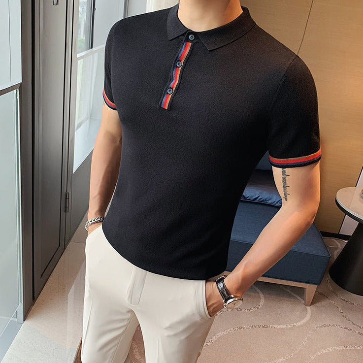 Camiseta Polo Masculina Puzzle